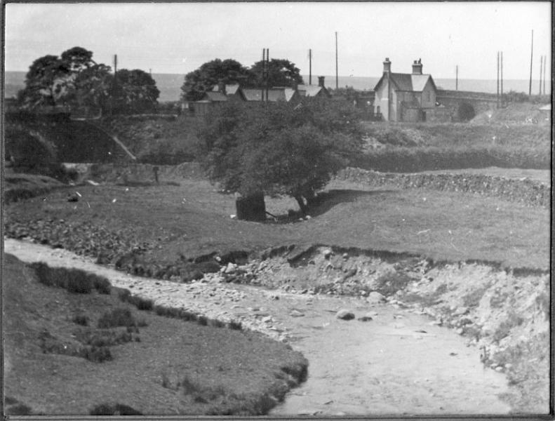 Station Masters House c1930.JPG - View of the Station Master's House c1930, taken from across the Beck.